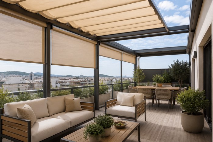 toldos terraza ático
